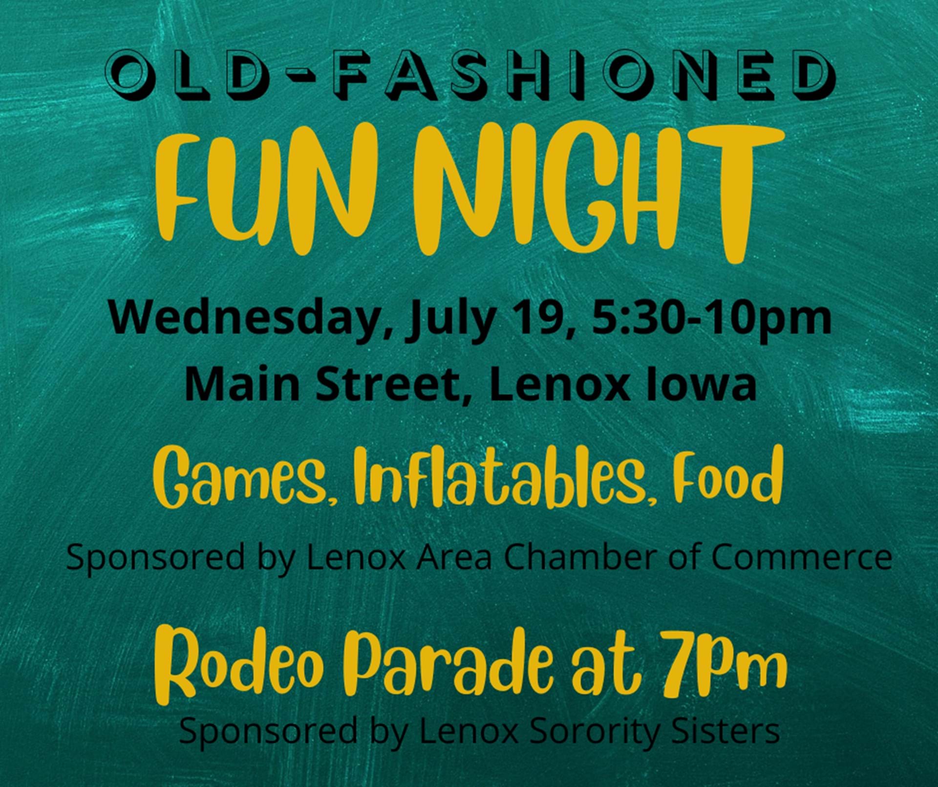 Come for the Rodeo Parade and stay for games, inflatables, food, and entertainment